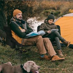 Camping folding chairs